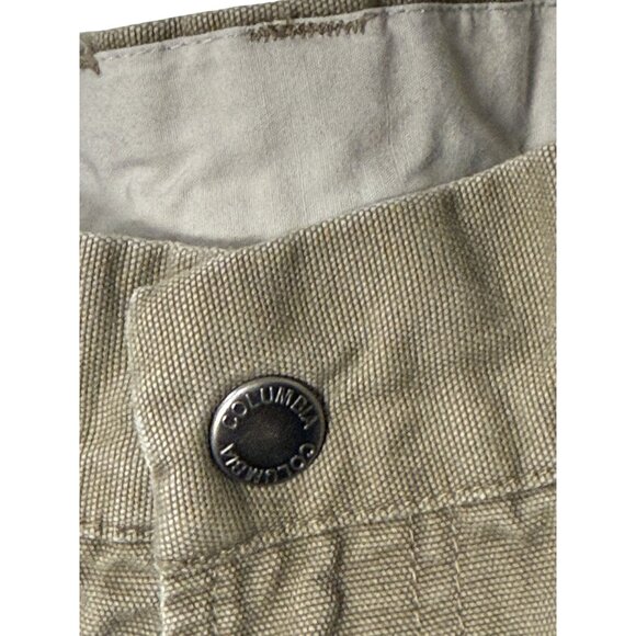 Columbia Mens Khaki Cargo Pants 40W x 30L Cotton Relaxed Fit Durable Outdoor Wea - Picture 3 of 7